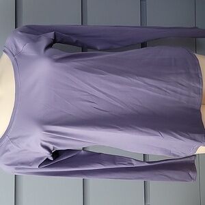 Elegant Lavender Long Sleeve Women's Top